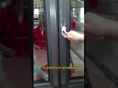 UPVC 70mm Series PVC Tilt And Turn Windows
