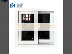 2025 Hot Sales Impact Resistant PVC/UPVC Sliding Glass Window with Mosquito Net & Durable Plastic Steel for Villa Balcony