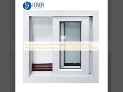 Hurricane Impact & Wind Resistant PVC/UPVC Sliding Windows for Residential House, Courtyard & Leisure Facilities