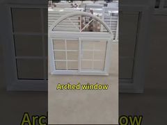  UPVC sliding window and Small Arch window